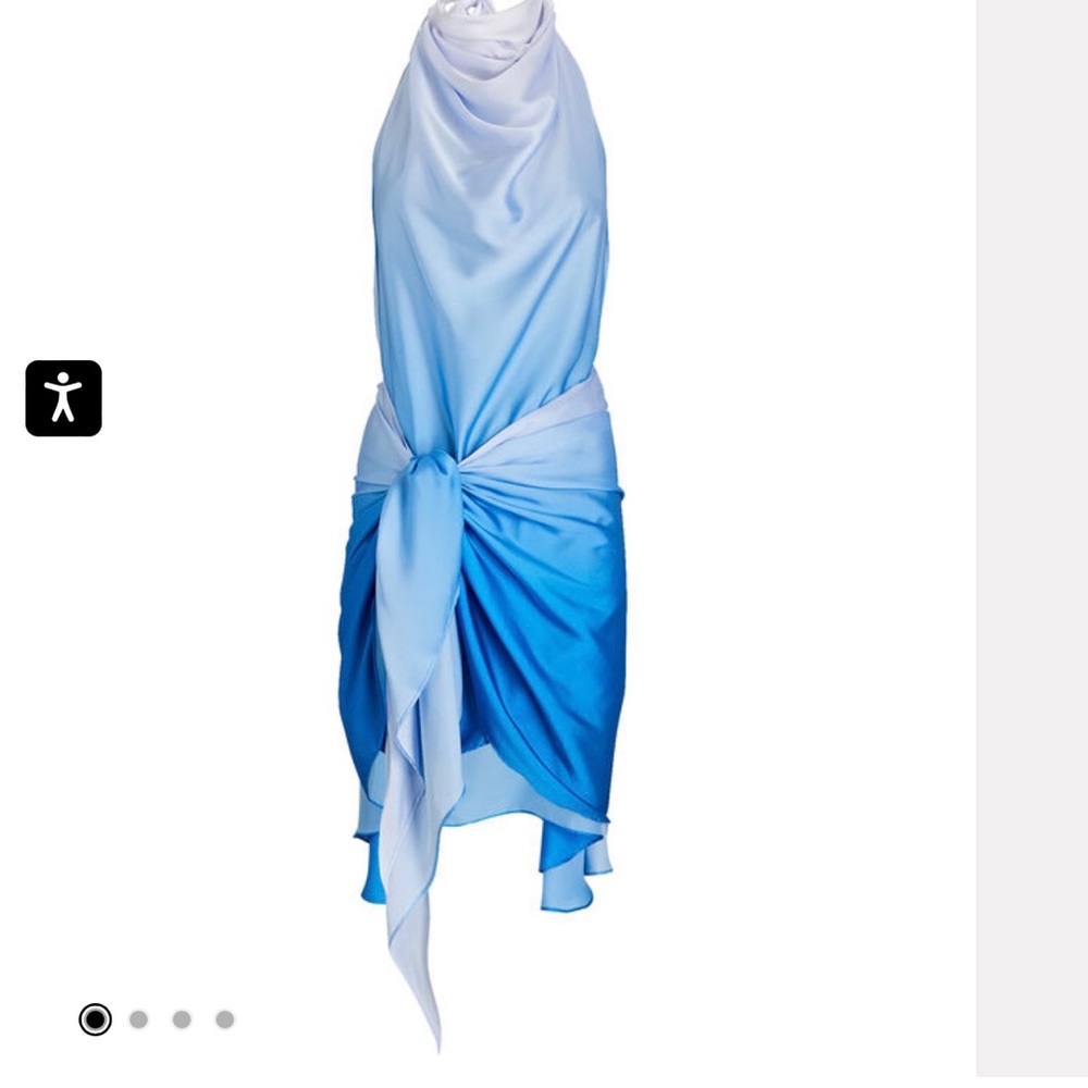 Baobab Providencia Ombré Satin Mini Dress